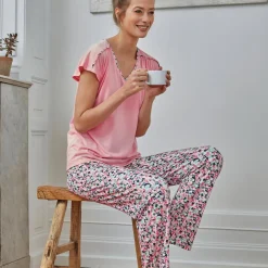 Pyjama ARTYPYJ S rose en polyester