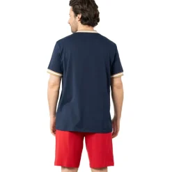 Pyjama court col ouvert homme Casual Eminence multicolore en coton