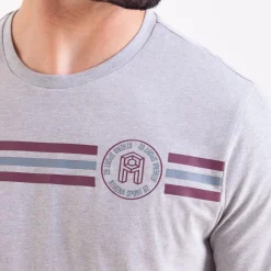 Pyjama court col rond homme Sport Athena multicolore en coton
