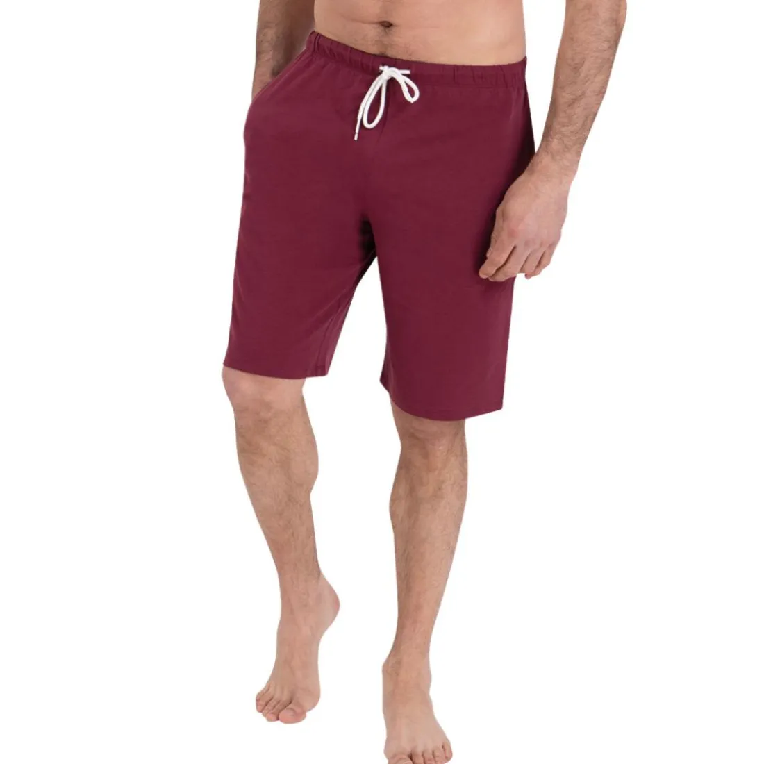 Pyjama court col rond homme Sport Athena multicolore en coton