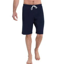 Pyjama court col rond homme Rayures Waves Athena multicolore en coton