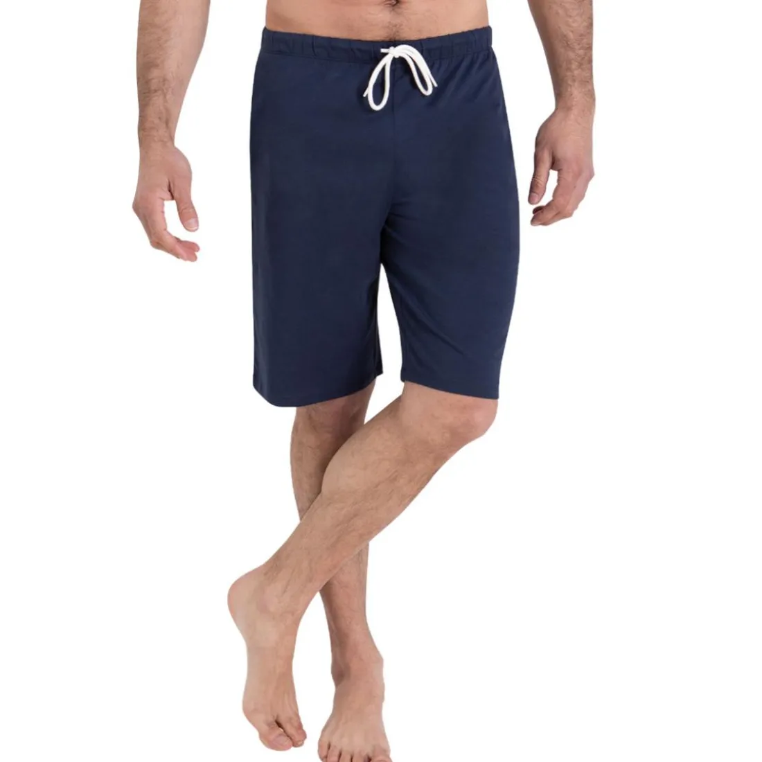 Pyjama court col rond homme Summer Athena multicolore en coton