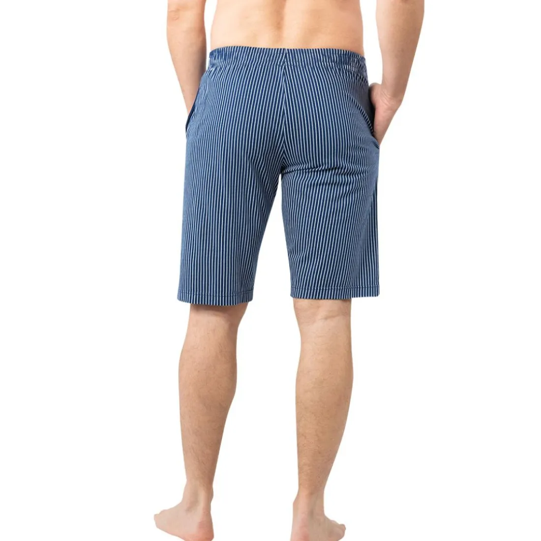Pyjama court col V homme coton Bio Eminence multicolore
