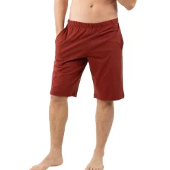 Pyjama court col V homme Mercerisé Eminence multicolore en coton