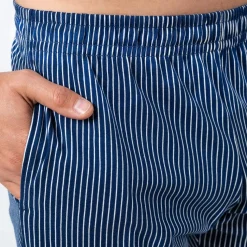 Pyjama Court homme Coton Bio Eminence bleu