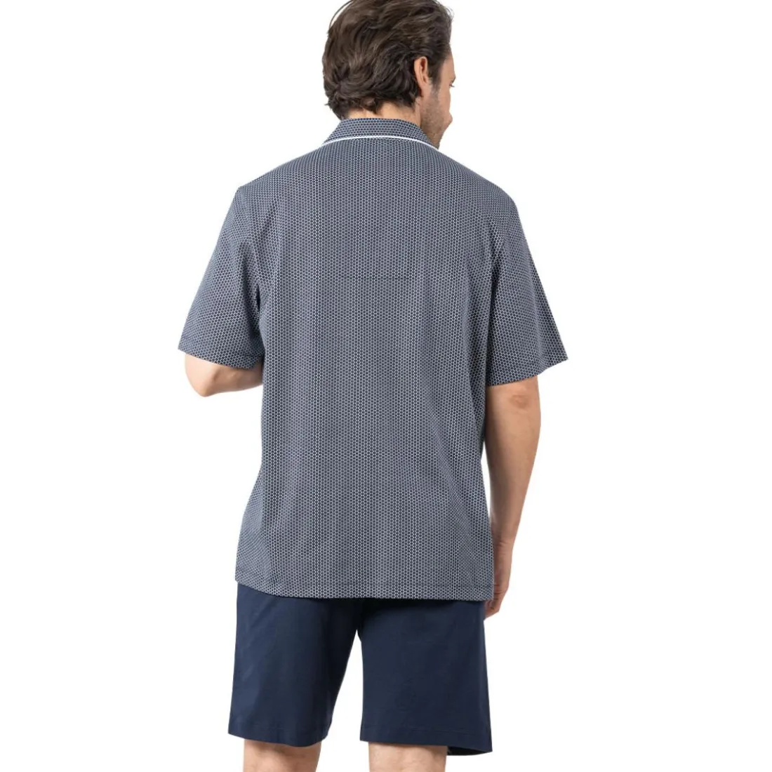 Pyjama court ouvert homme Business Eminence en coton
