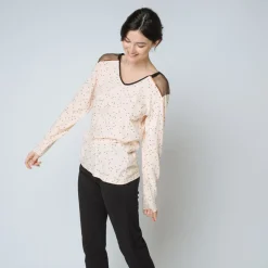 Pyjama deux pièces Coton Femme rose