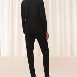 Pyjama en coton noir