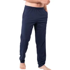 Pyjama long col ouvert homme Casual Eminence multicolore en coton