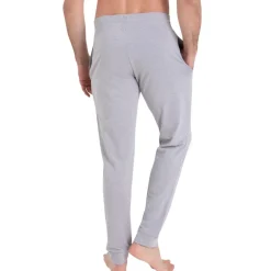 Pyjama long col rond homme Sport Athena multicolore en coton