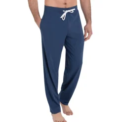 Pyjama long col tunisien homme Chic Athena multicolore en coton