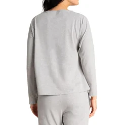 Pyjama long femme JOGGER Athena gris en coton