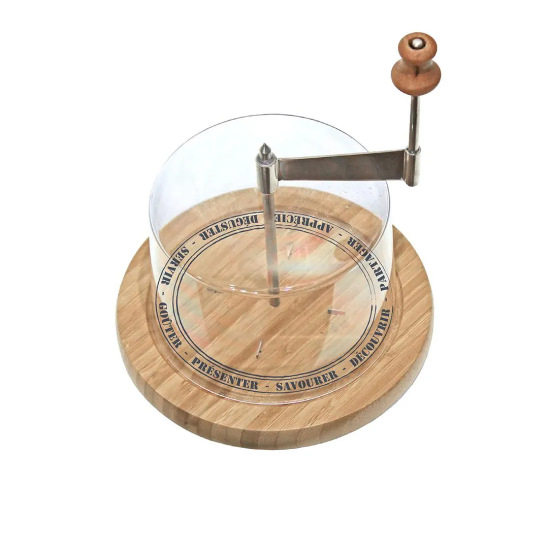 Racloir A Fromage Avec Cloche 18cm