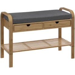 Range chaussure banc Jano 4 paires en bambou