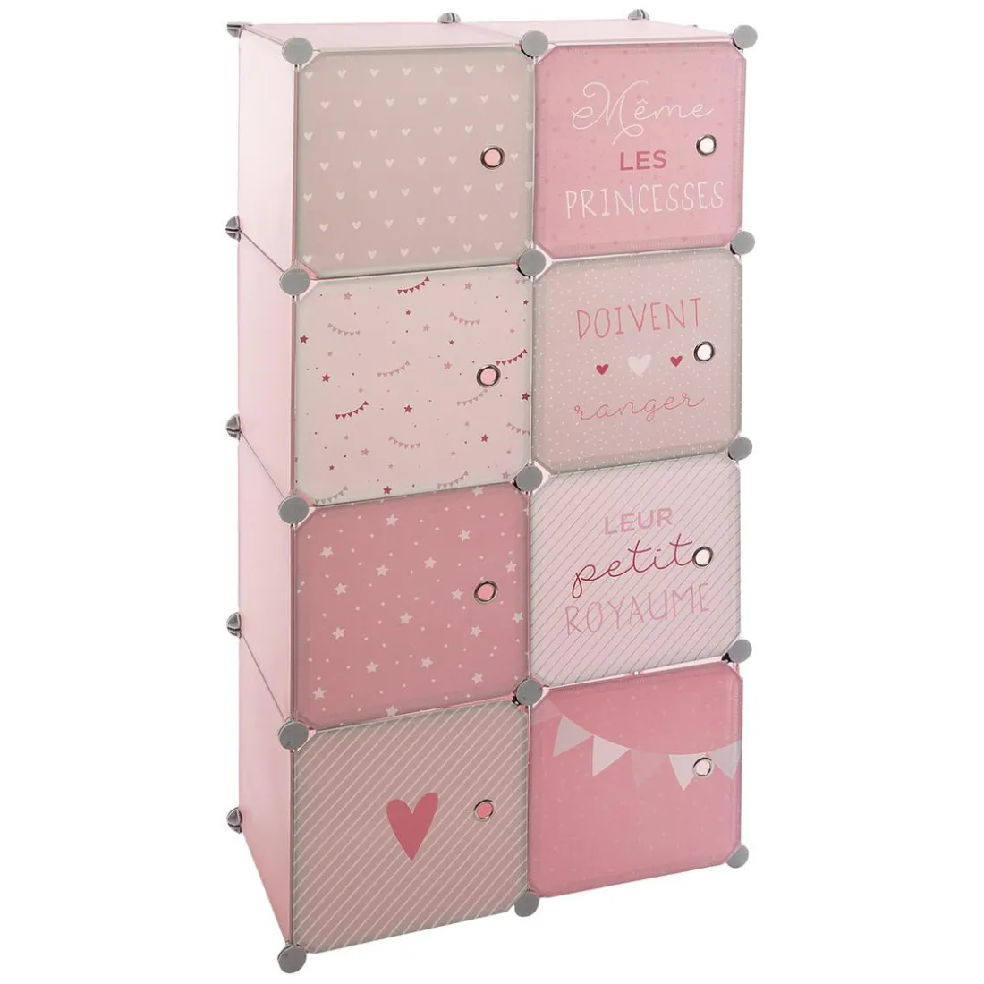 Rangement Penderie Rose
