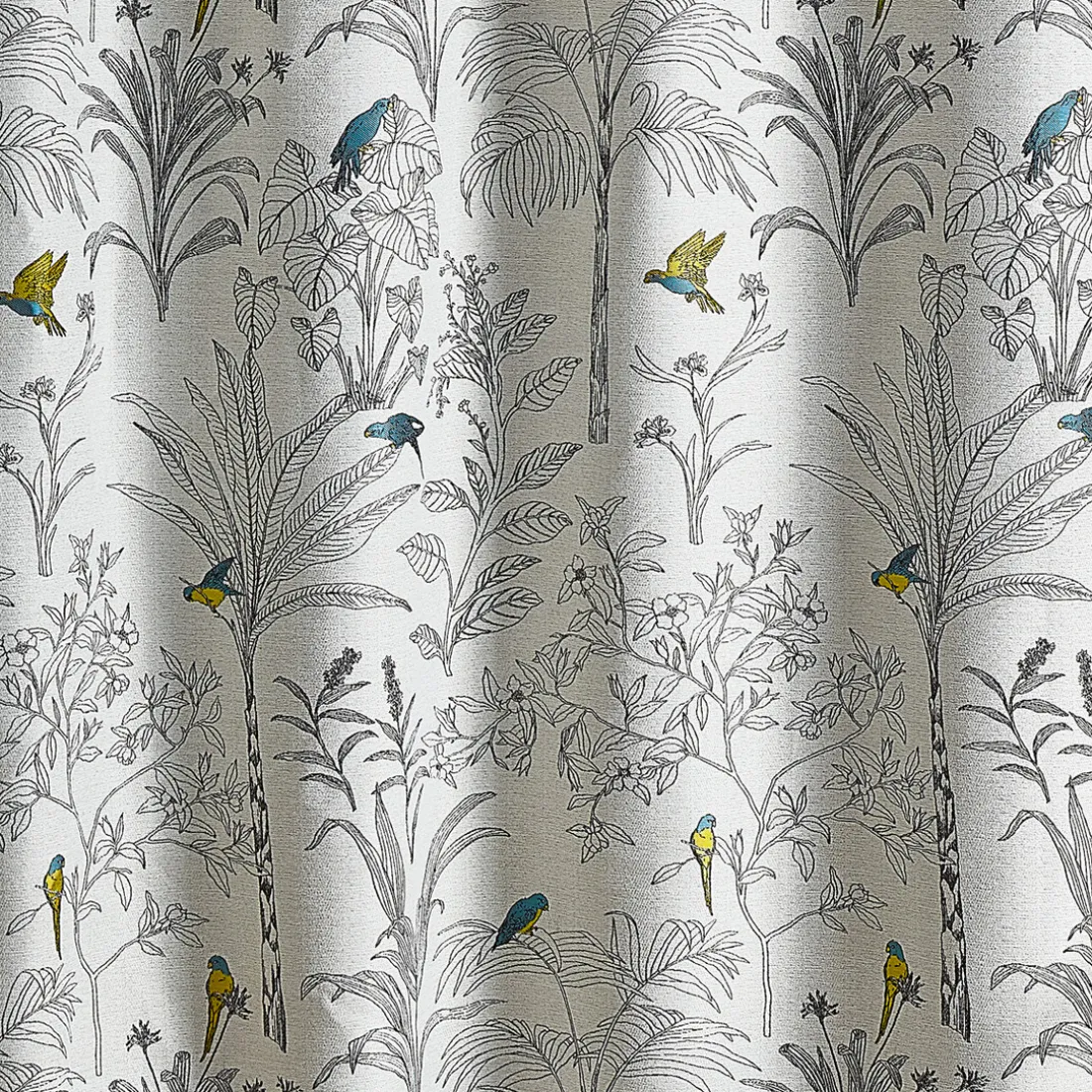 Rideau ameublement jacquard 140x260 RIO - bleu