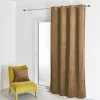 Rideau en Suédine Unie Beige 140X260 cm SOFT