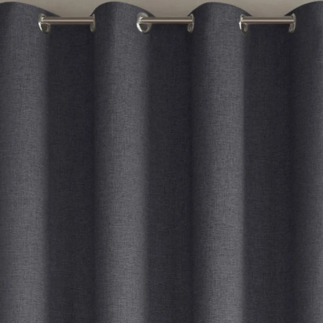 Rideau et métrage occultants thermiques NATTE CHAMBRAI-gris anthracite