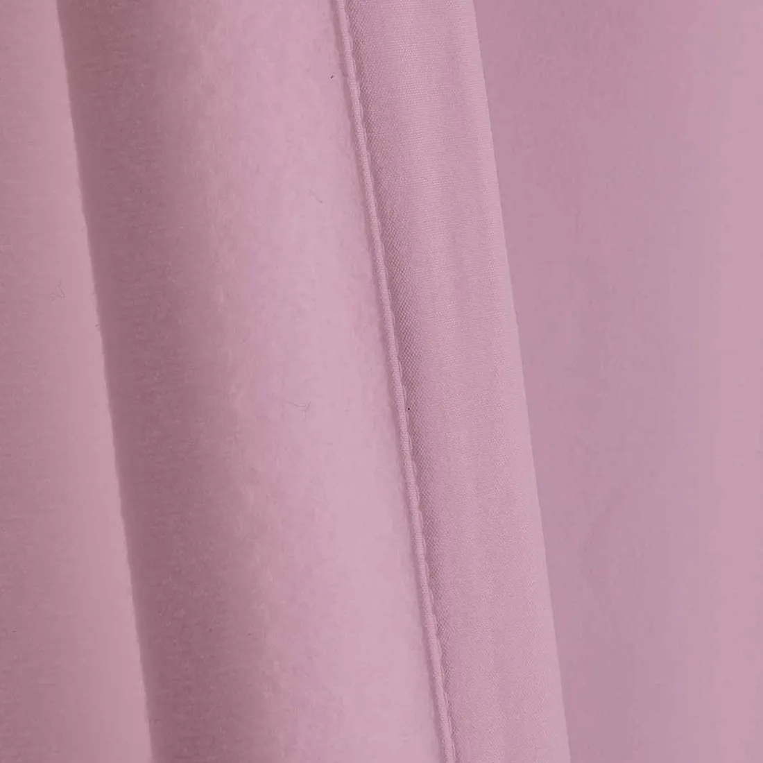 Rideau Isolant Thermique 140 x 240 cm Polyester Uni Poudre de Lilas