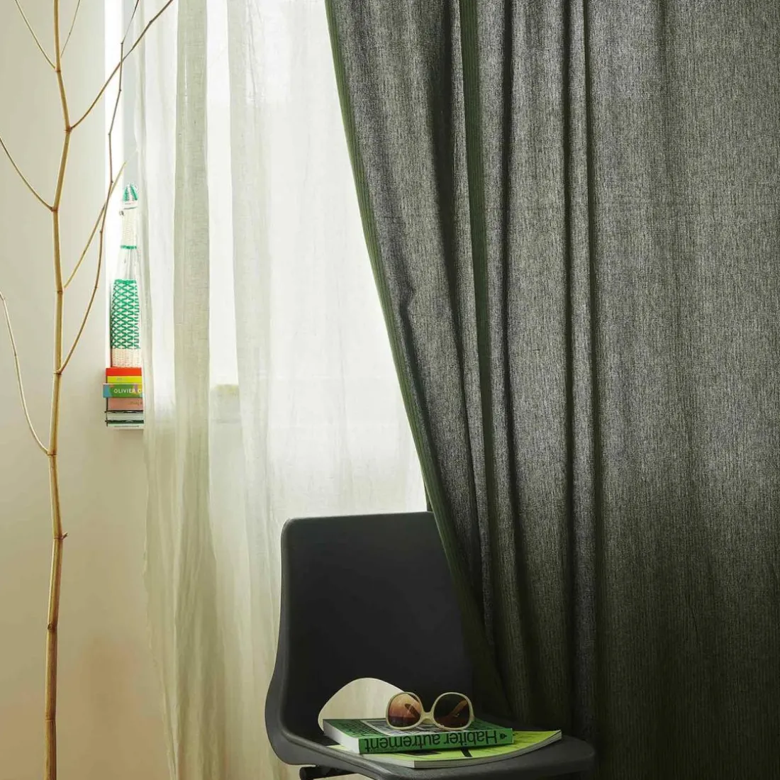 Rideau LEONIE Mousse 280 x 140