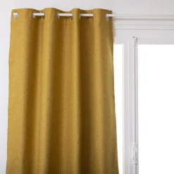 Rideau occultant et isolant thermique 140x260cm - ocre