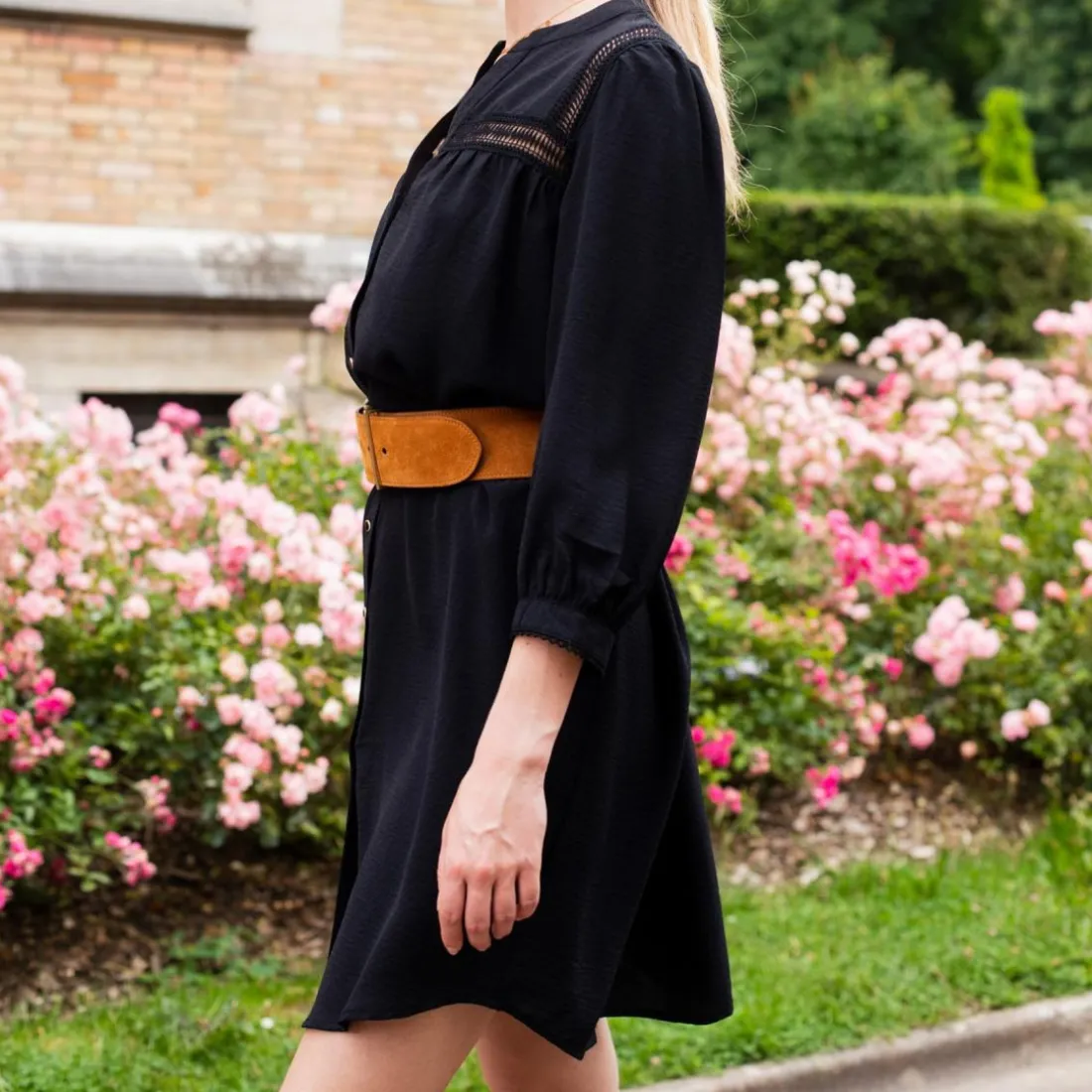 Robe courte noire BENJA