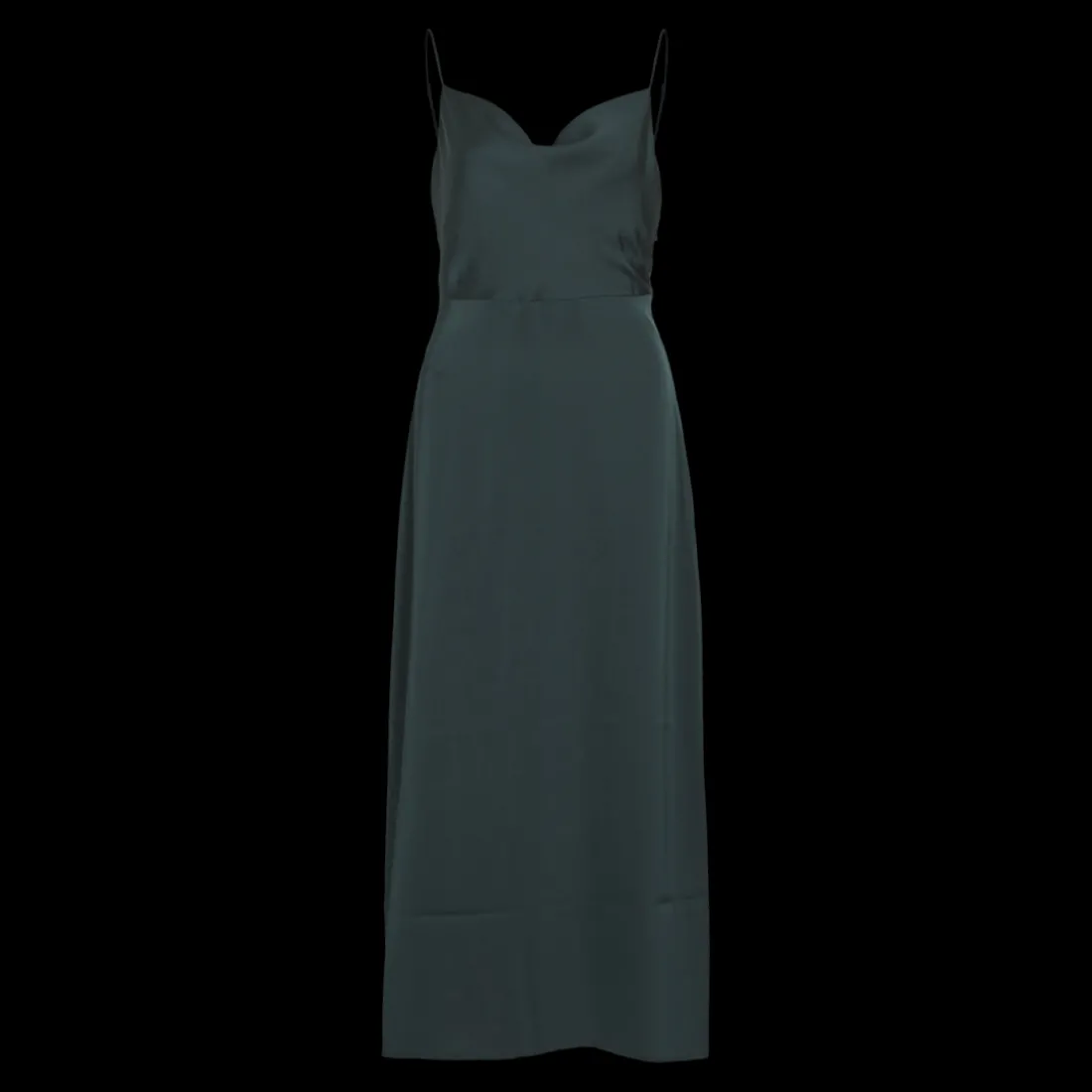 Robe col en v turquoise Kaye