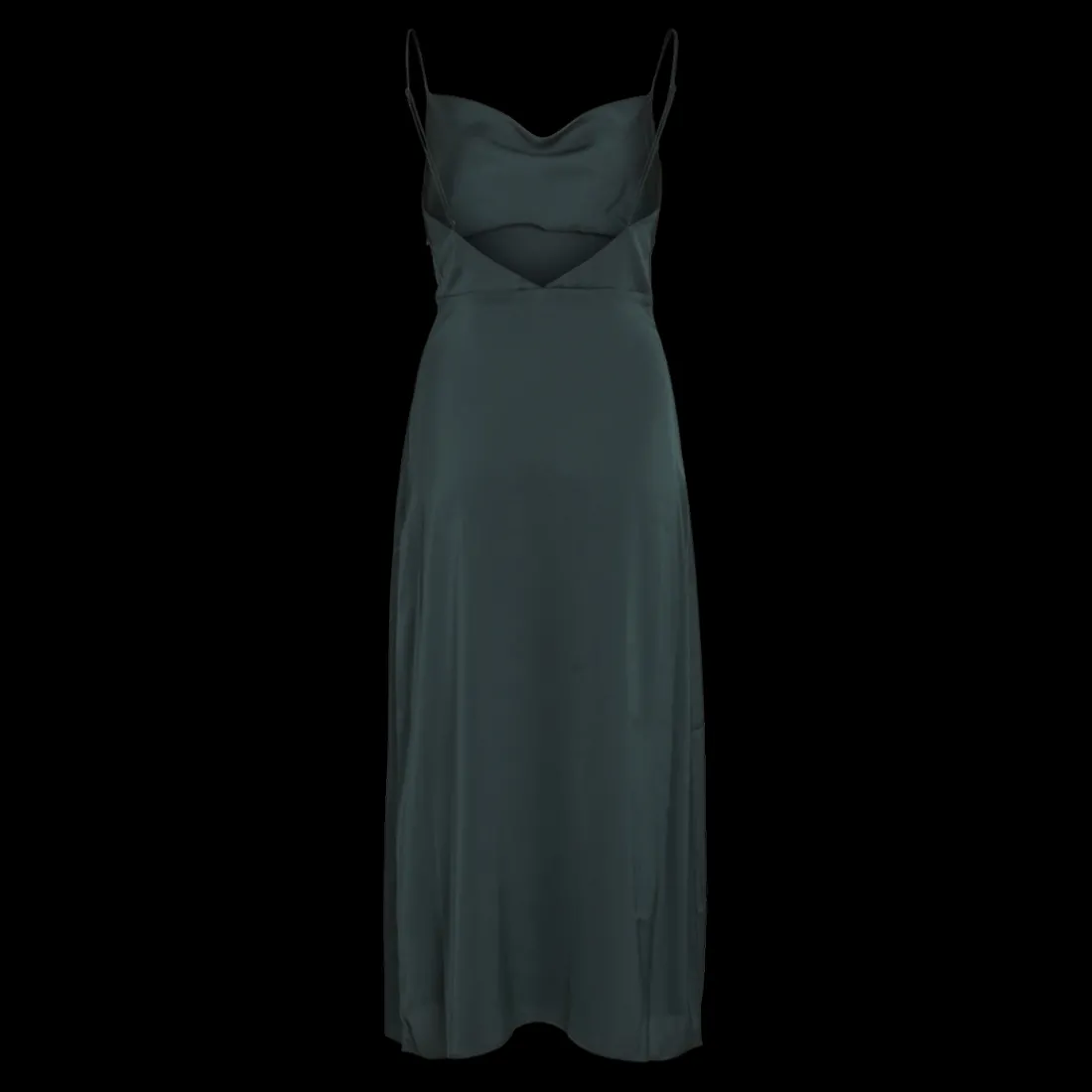Robe col en v turquoise Kaye