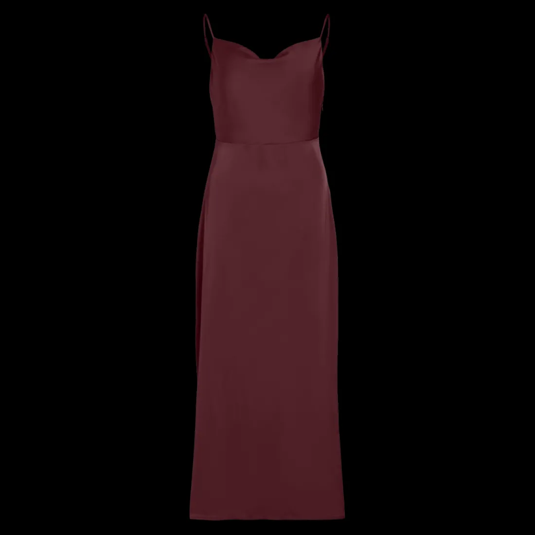 Robe col en v violet Noor