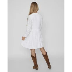 Robe courte blanc Isla