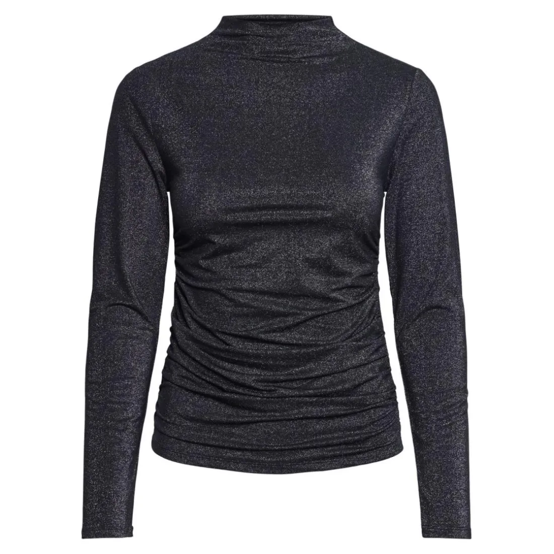 Robe courte manches longue noir Monica Ora