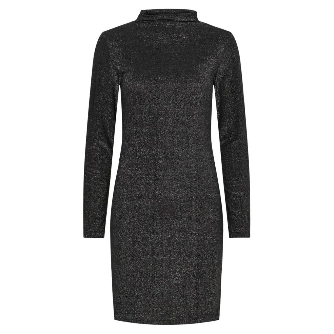 Robe courte manches longue tight fit noir Monica Willa