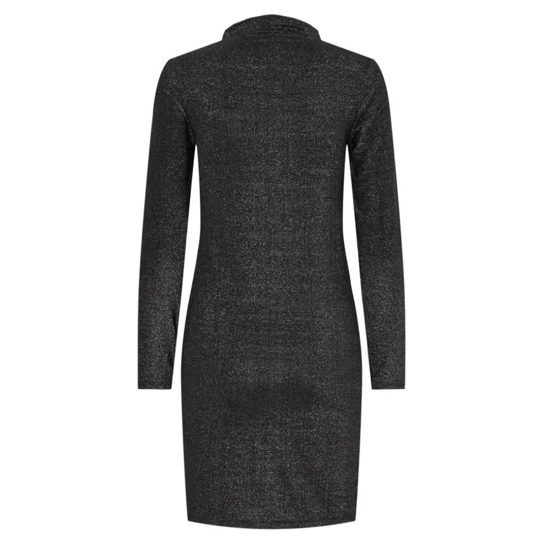 Robe courte manches longue tight fit noir Monica Willa
