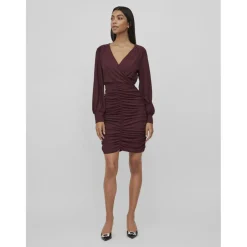 Robe courte violet Vera