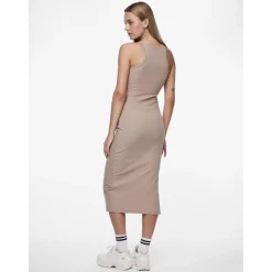 Robe débardeur Cruka marron en coton Vivi