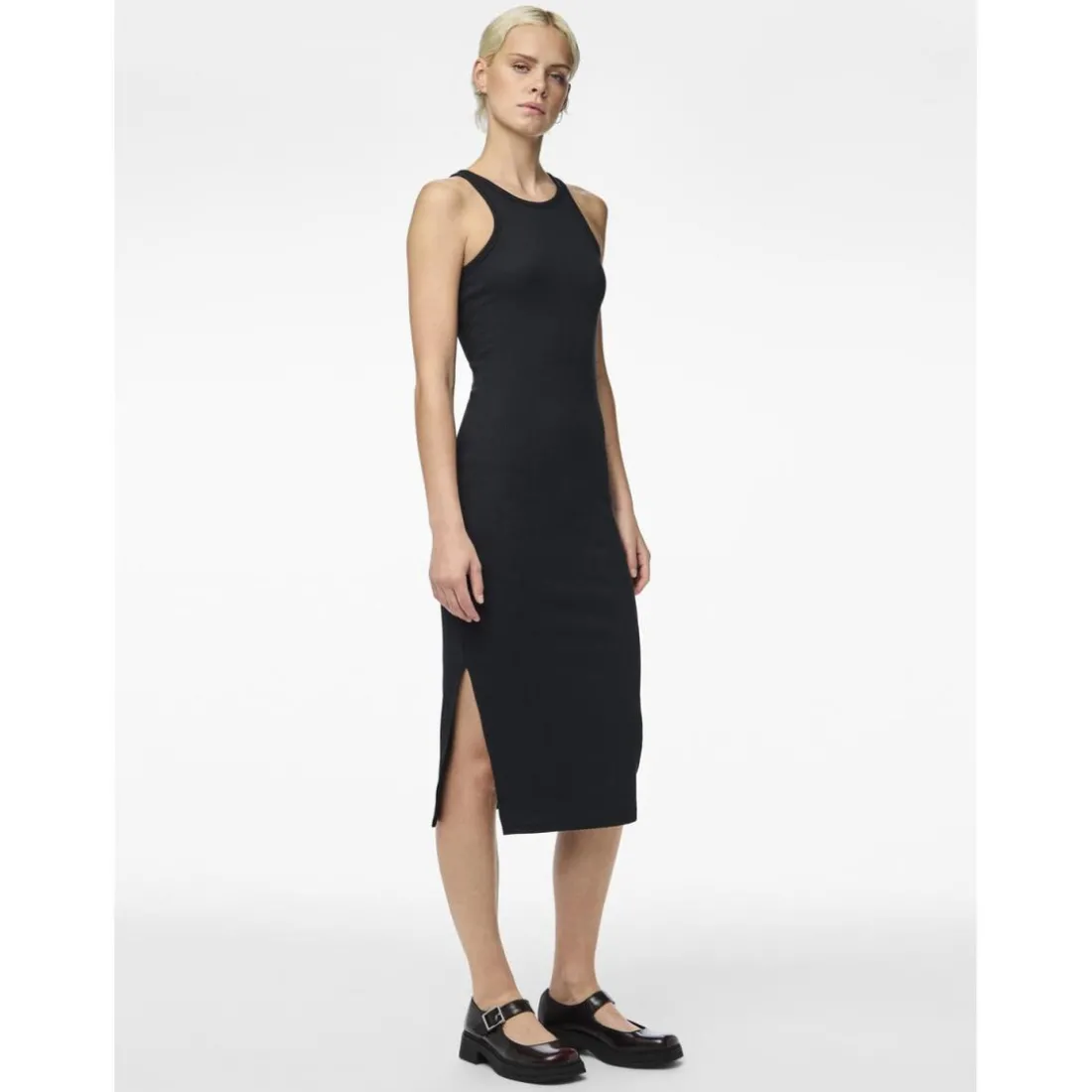 Robe débardeur Cruka noir en coton Molly