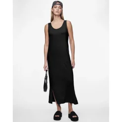 Robe débardeur en viscose Sofia noir Lana