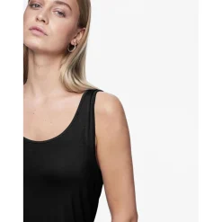 Robe débardeur en viscose Sofia noir Lana
