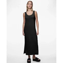Robe débardeur en viscose Sofia noir Lana