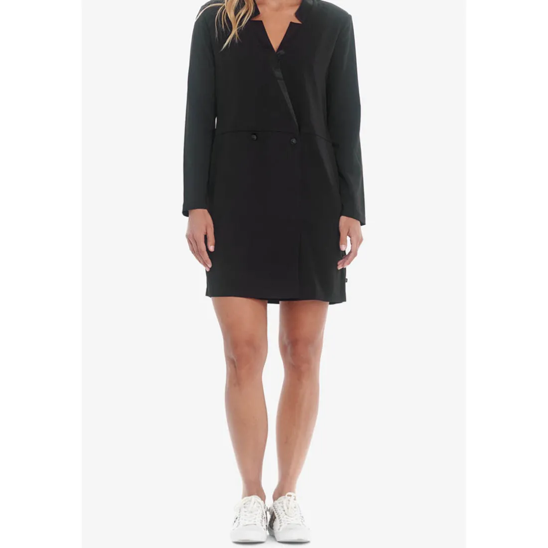 Robe droite AURORA noir