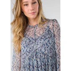 Robe droite DENALI bleu Maya