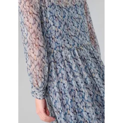 Robe droite DENALI bleu Maya