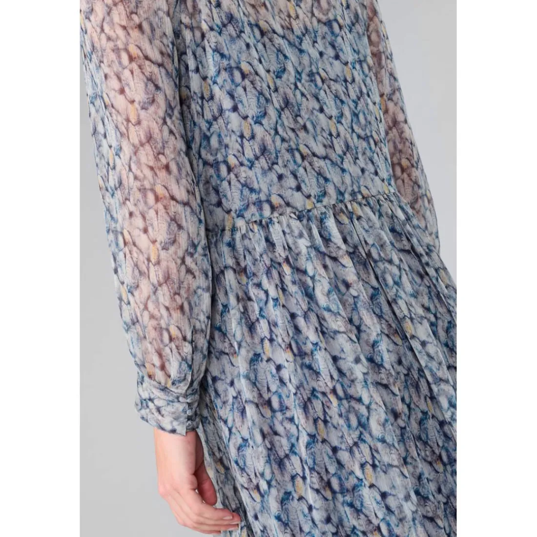 Robe droite DENALI bleu Maya