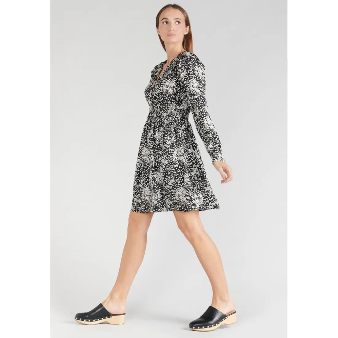 Robe droite EDWINA noir