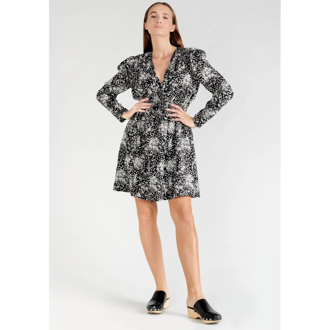 Robe droite EDWINA noir