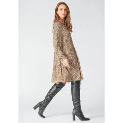 Robe droite ELLIOTT noir en viscose