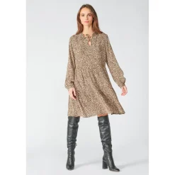 Robe droite ELLIOTT noir en viscose