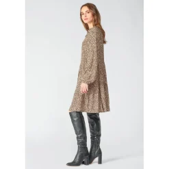 Robe droite ELLIOTT noir en viscose