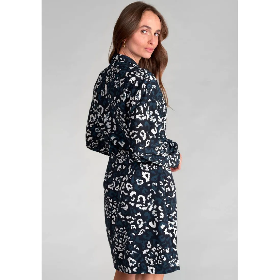 Robe droite EVANN - Bleue