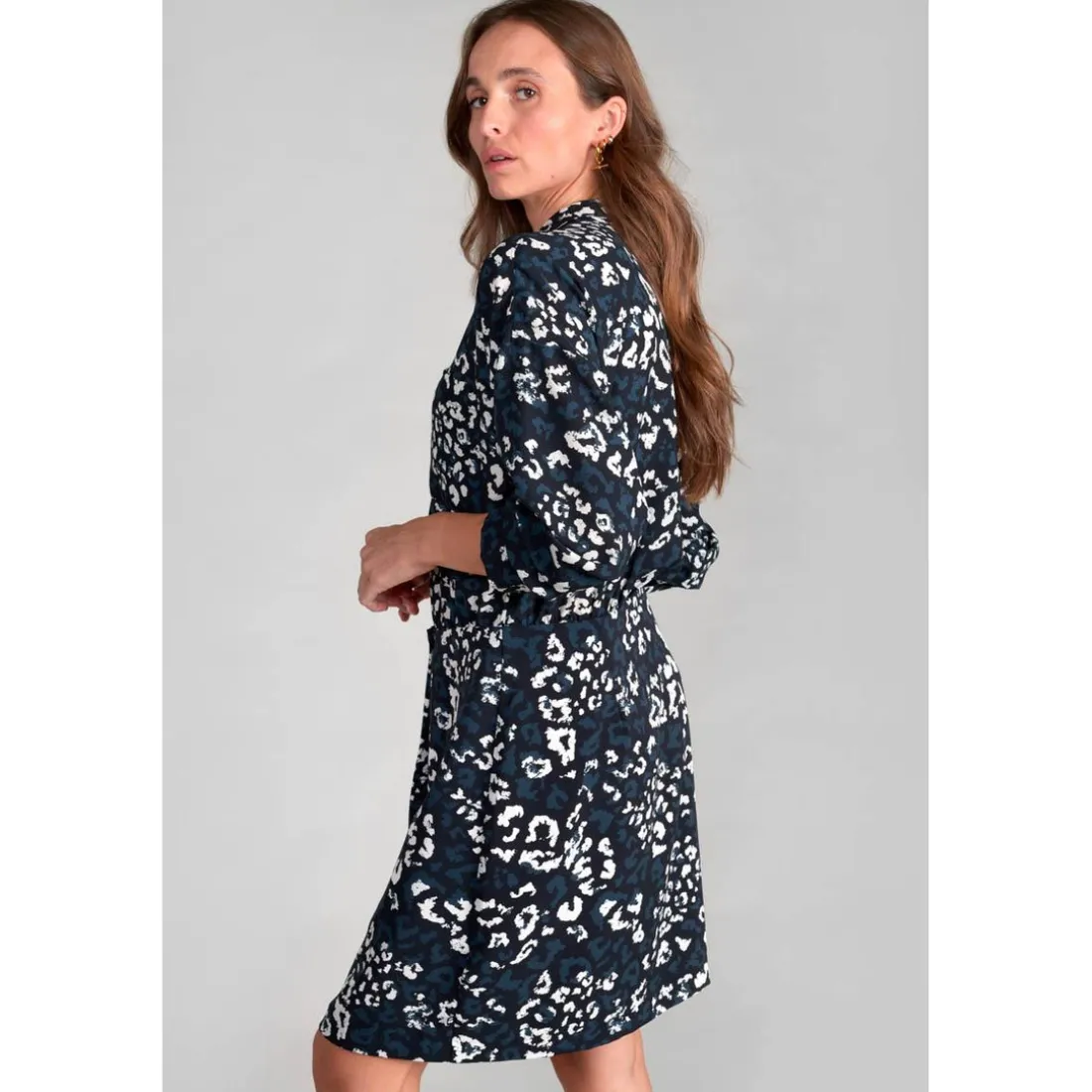 Robe droite EVANN - Bleue